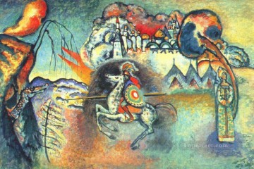 San Jorge y el dragón Wassily Kandinsky Pinturas al óleo